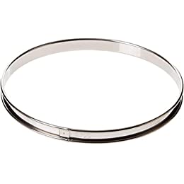 Cercle à tarte inox roulé - DE BUYER