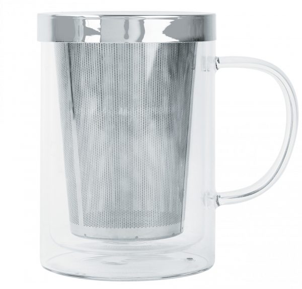 Tisanière verre borosilicate Verbena 400ml CRISTEL