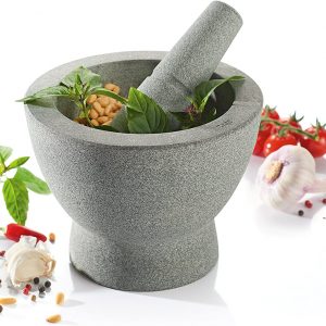 Crunchy - mortier & pilon en granit D17 GEFU