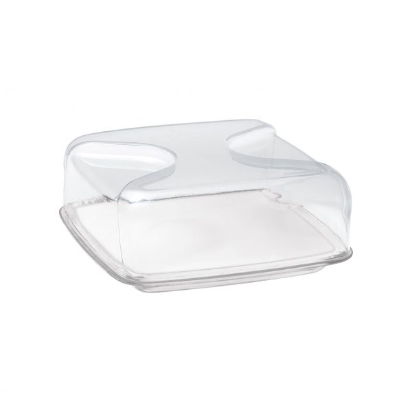 Service à fromage carré Gocce transparent GUZZINI
