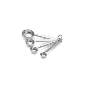 Lot de 4 cuillères-mesures inox DE BUYER