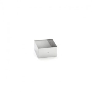 Cercle à entremets carré inox 4,5cm - DE BUYER