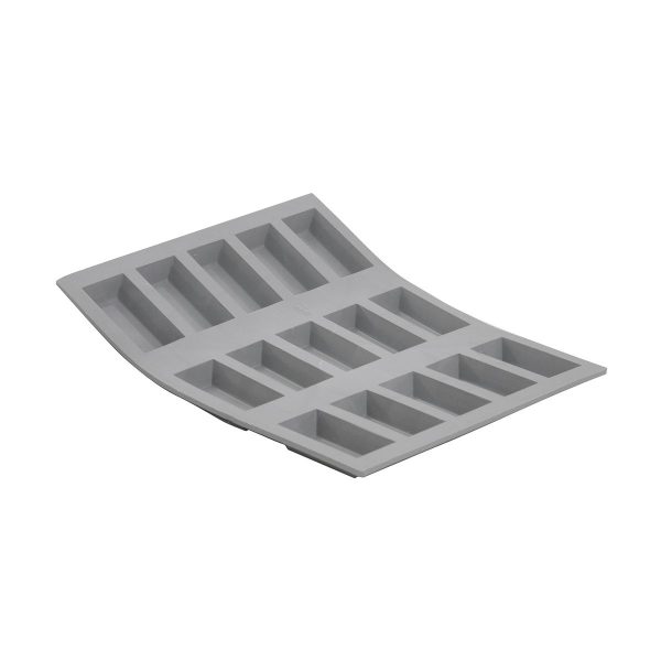 Plaque Elastomoule 15 mini-financiers - DE BUYER