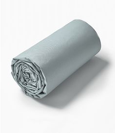 Drap housse percale bleu givré SYLVIE THIRIEZ