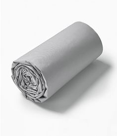 Drap housse percale gris duvet SYLVIE THIRIEZ