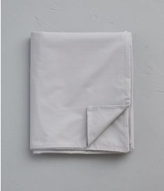Housse de couette percale gris duvet SYLVIE THIRIEZ
