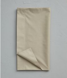 Taie de traversin percale marron terre battue SYLVIE THIRIEZ