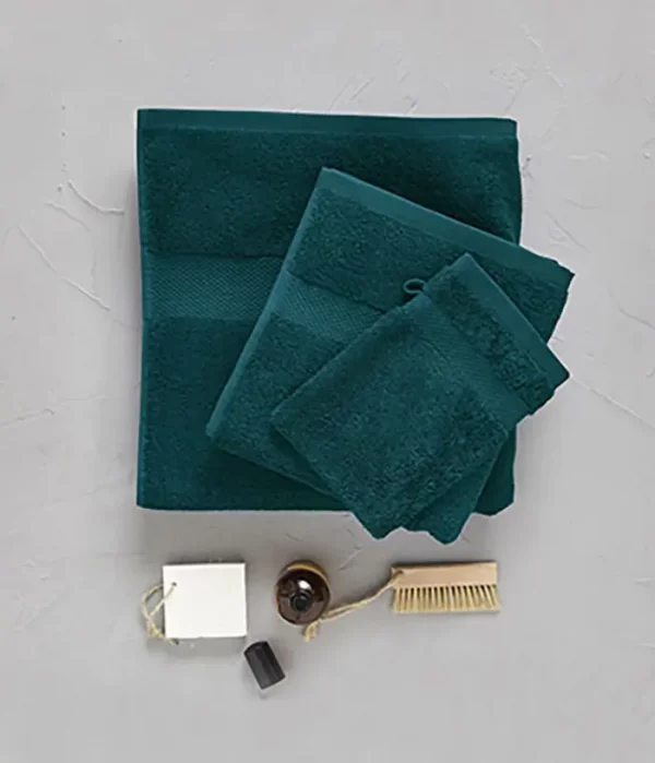 Serviette invité Bleu Abime SYLVIE THIRIEZ