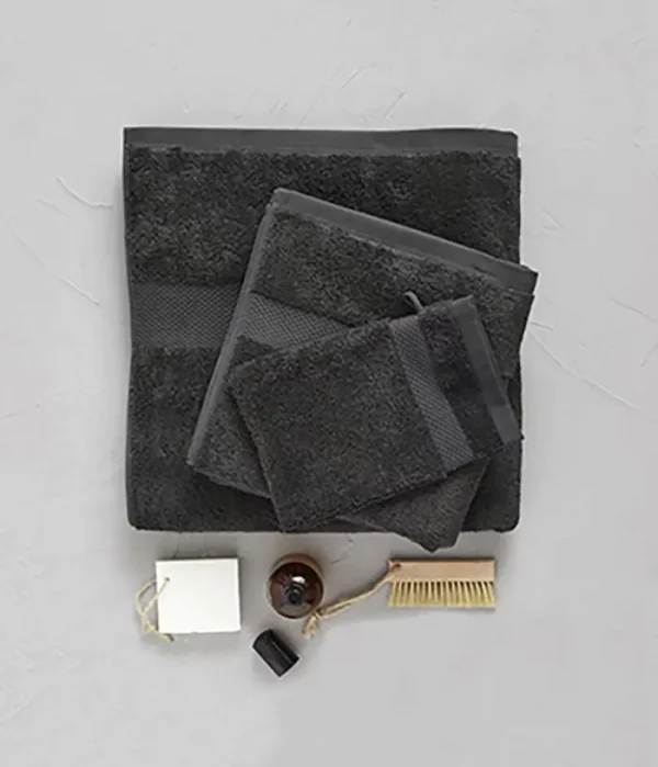 Gant de toilette Gris Manhattan SYLVIE THIRIEZ