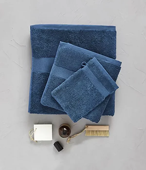 Serviette Bleu Nautic SYLVIE THIRIEZ
