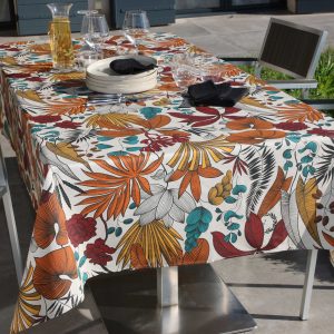 Nappe Lombok burnt orange - SUD ÉTOFFE