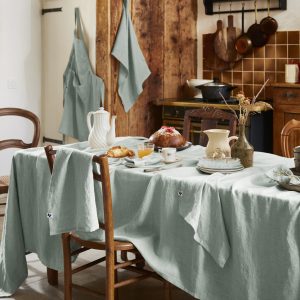 Nappe en lin lavé Soline - L'EFFET PAPILLON