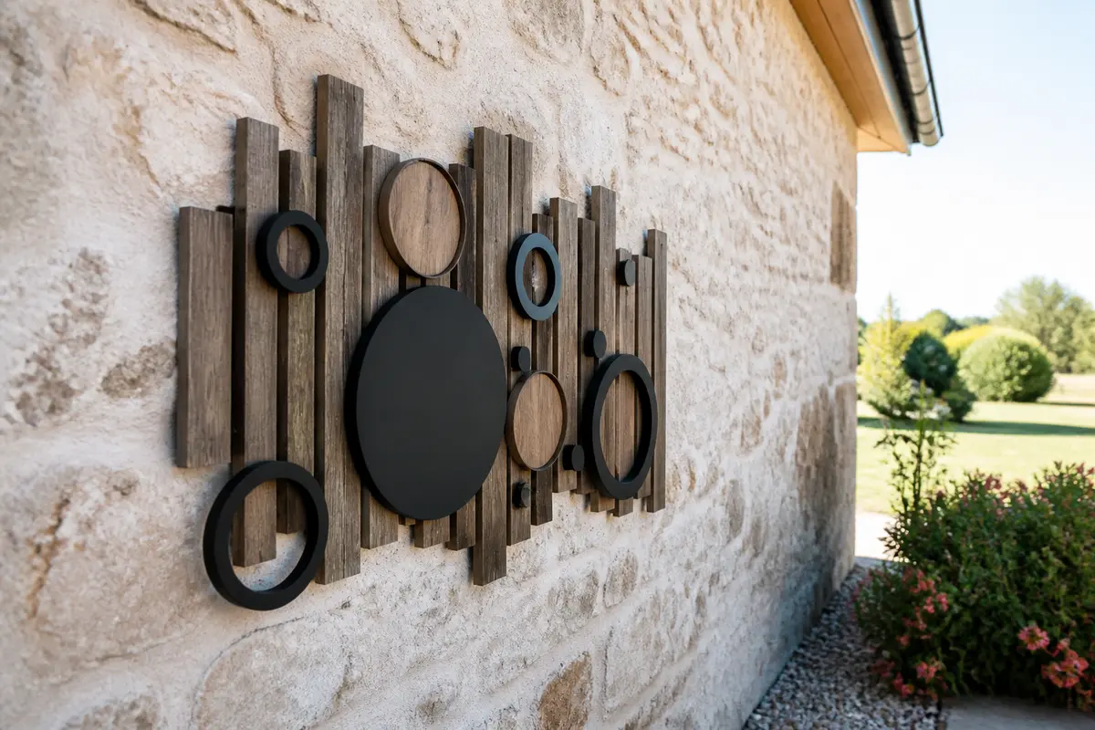 Déco mur exterieur : 10 idées design pour jardin &amp; terrasse