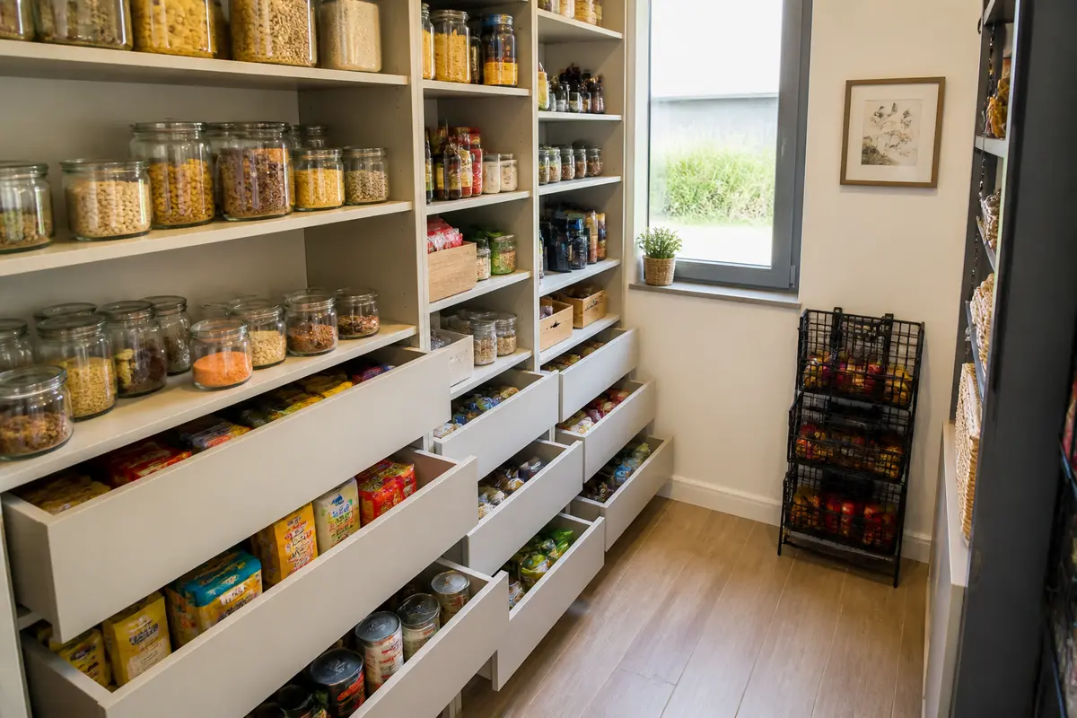 Aménagement cellier : astuces &amp; idées pour un rangement optimal